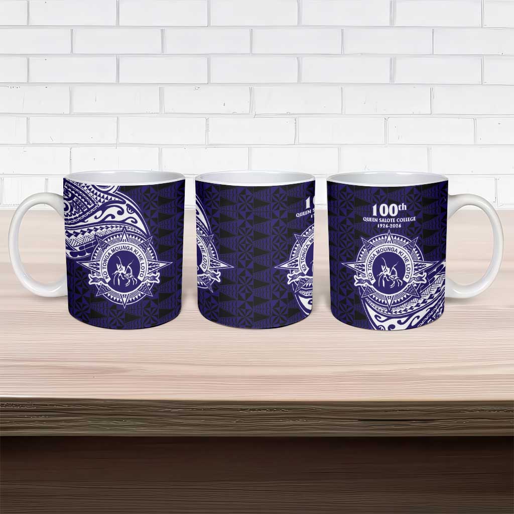 Tonga Queen Salote College 100th Years Ceramic Mug Est 1926 Tongan Ngatu Tapa - Polynesian Pride