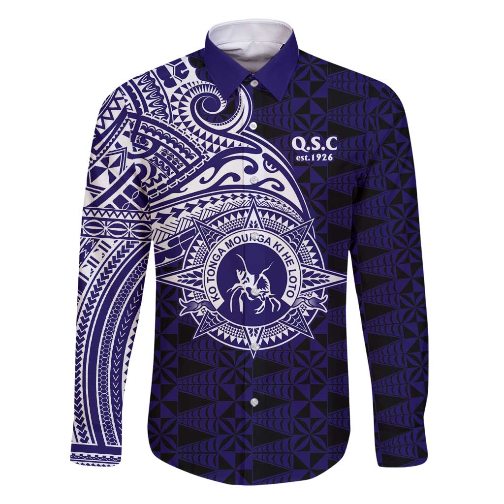 Tonga Queen Salote College 100th Years Family Matching Long Sleeve Bodycon Dress and Hawaiian Shirt Est 1926 Tongan Ngatu Tapa - Polynesian Pride