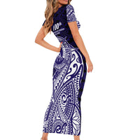 Tonga Queen Salote College 100th Years Family Matching Short Sleeve Bodycon Dress and Hawaiian Shirt Est 1926 Tongan Ngatu Tapa - Polynesian Pride