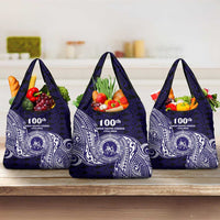 Tonga Queen Salote College 100th Years Grocery Bag Est 1926 Tongan Ngatu Tapa - Polynesian Pride