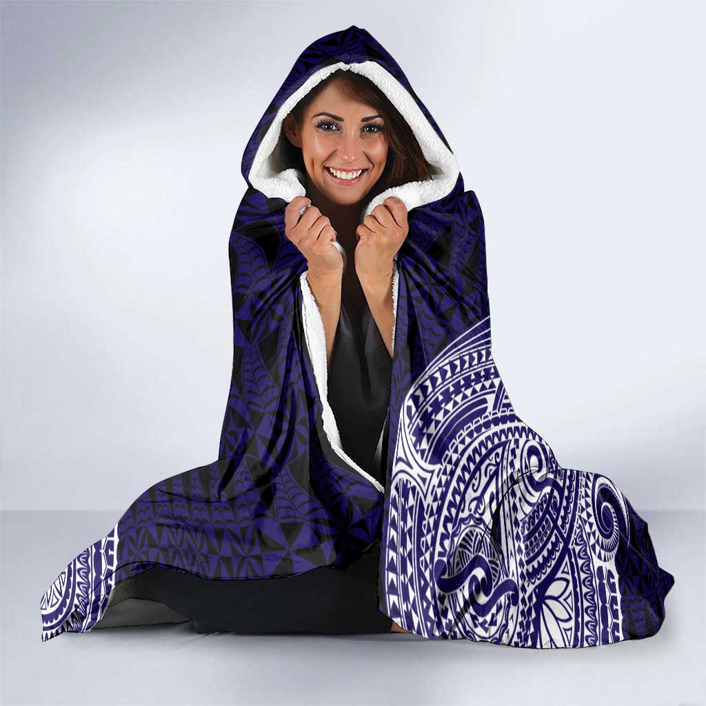 Tonga Queen Salote College 100th Years Hooded Blanket Est 1926 Tongan Ngatu Tapa - Polynesian Pride