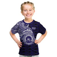 Tonga Queen Salote College 100th Years Kid T Shirt Est 1926 Tongan Ngatu Tapa - Polynesian Pride