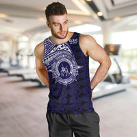 Tonga Queen Salote College 100th Years Men Tank Top Est 1926 Tongan Ngatu Tapa - Polynesian Pride