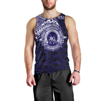 Tonga Queen Salote College 100th Years Men Tank Top Est 1926 Tongan Ngatu Tapa - Polynesian Pride