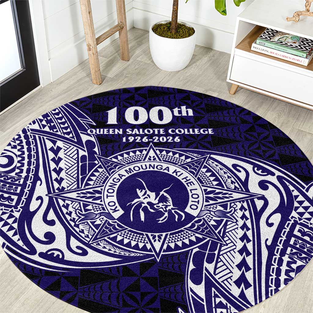 Tonga Queen Salote College 100th Years Round Carpet Est 1926 Tongan Ngatu Tapa - Polynesian Pride