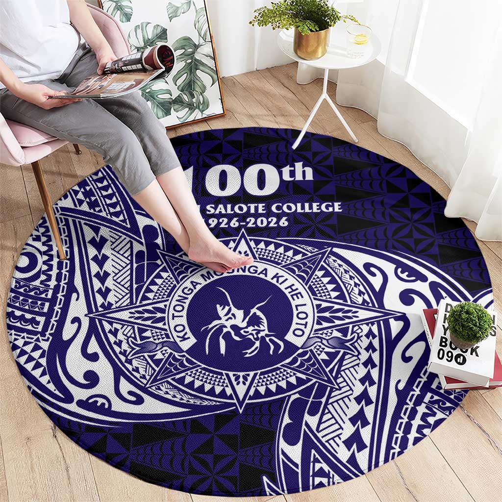 Tonga Queen Salote College 100th Years Round Carpet Est 1926 Tongan Ngatu Tapa - Polynesian Pride