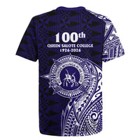 Tonga Queen Salote College 100th Years Rugby Jersey Est 1926 Tongan Ngatu Tapa - Polynesian Pride