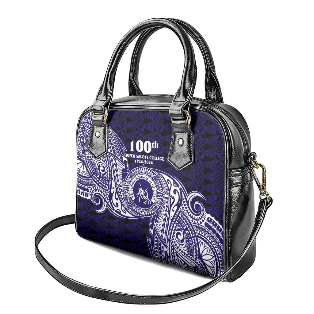 Tonga Queen Salote College 100th Years Shoulder Handbag Est 1926 Tongan Ngatu Tapa - Polynesian Pride