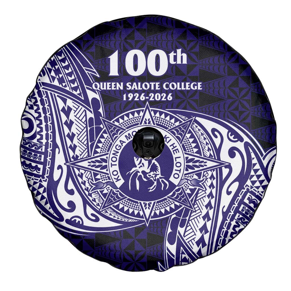 Tonga Queen Salote College 100th Years Spare Tire Cover Est 1926 Tongan Ngatu Tapa - Polynesian Pride