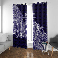 Tonga Queen Salote College 100th Years Window Curtain Est 1926 Tongan Ngatu Tapa - Polynesian Pride