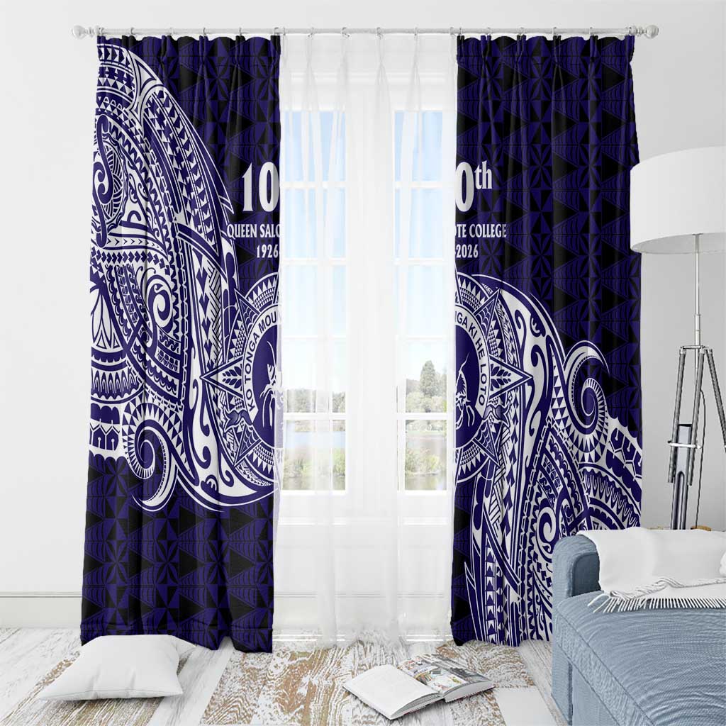 Tonga Queen Salote College 100th Years Window Curtain Est 1926 Tongan Ngatu Tapa - Polynesian Pride