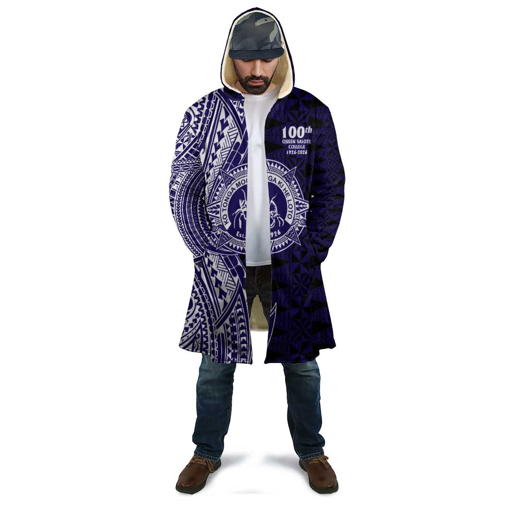 Tonga Queen Salote College 100th Years Cloak Blue Tonga Kupesi Uniquely Pacific Art - Polynesian Pride