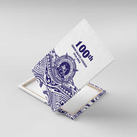 Tonga Queen Salote College 100th Years Canvas Wall Art White Tonga Kupesi Uniquely Pacific Art - Polynesian Pride