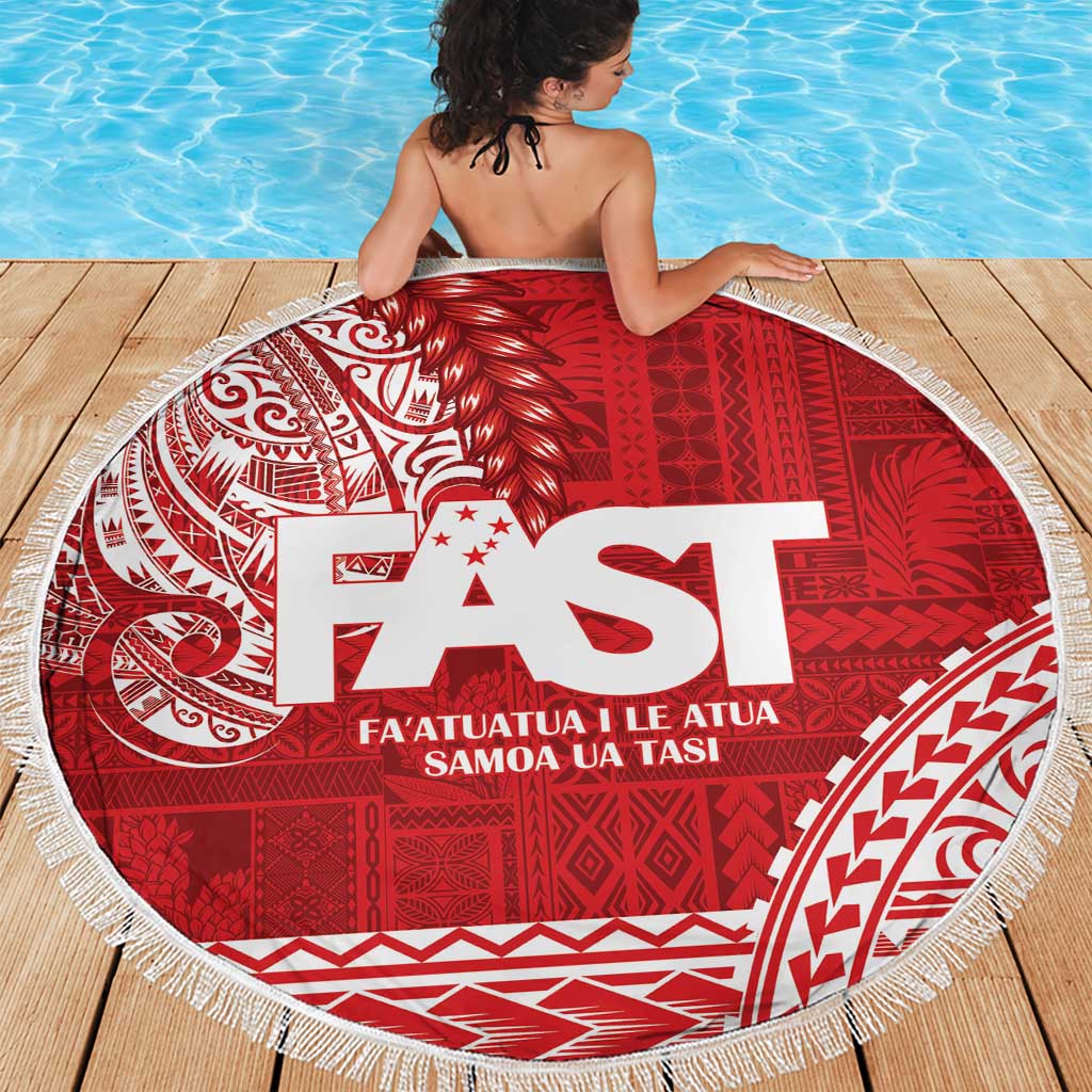 Samoa FAST Beach Blanket Samoan Motif Patterns - Polynesian Pride