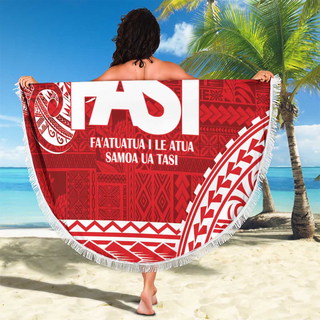 Samoa FAST Beach Blanket Samoan Motif Patterns - Polynesian Pride
