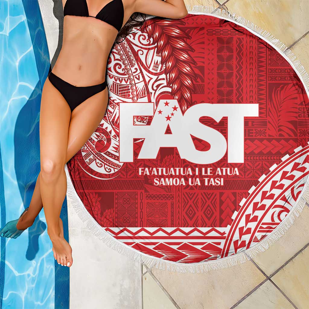 Samoa FAST Beach Blanket Samoan Motif Patterns - Polynesian Pride