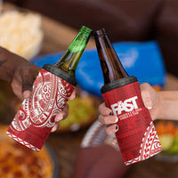 Samoa FAST 4 in 1 Can Cooler Tumbler Samoan Motif Patterns - Polynesian Pride