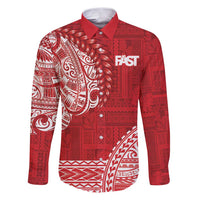 Samoa FAST Family Matching Puletasi and Hawaiian Shirt Samoan Motif Patterns - Polynesian Pride