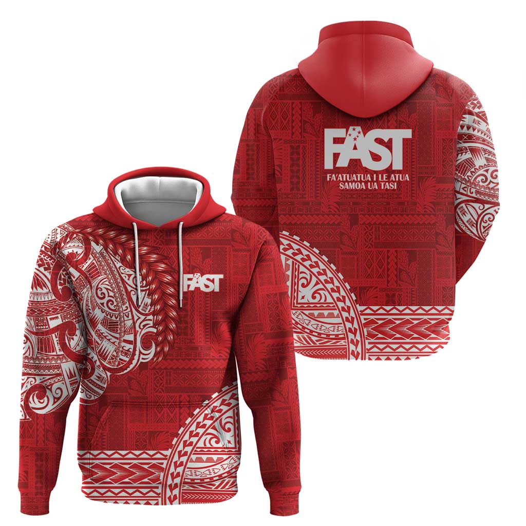 Samoa FAST Hoodie Samoan Motif Patterns - Polynesian Pride