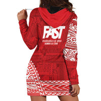 Samoa FAST Hoodie Dress Samoan Motif Patterns - Polynesian Pride