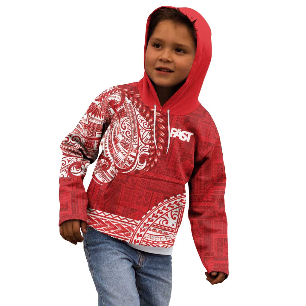 Samoa FAST Kid Hoodie Samoan Motif Patterns - Polynesian Pride
