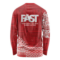 Samoa FAST Long Sleeve Shirt Samoan Motif Patterns - Polynesian Pride