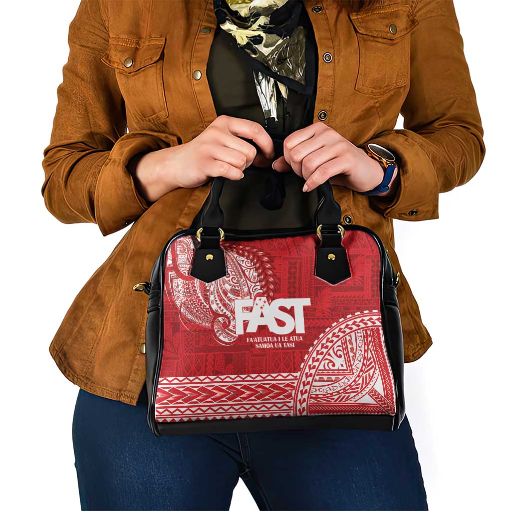 Samoa FAST Shoulder Handbag Samoan Motif Patterns - Polynesian Pride