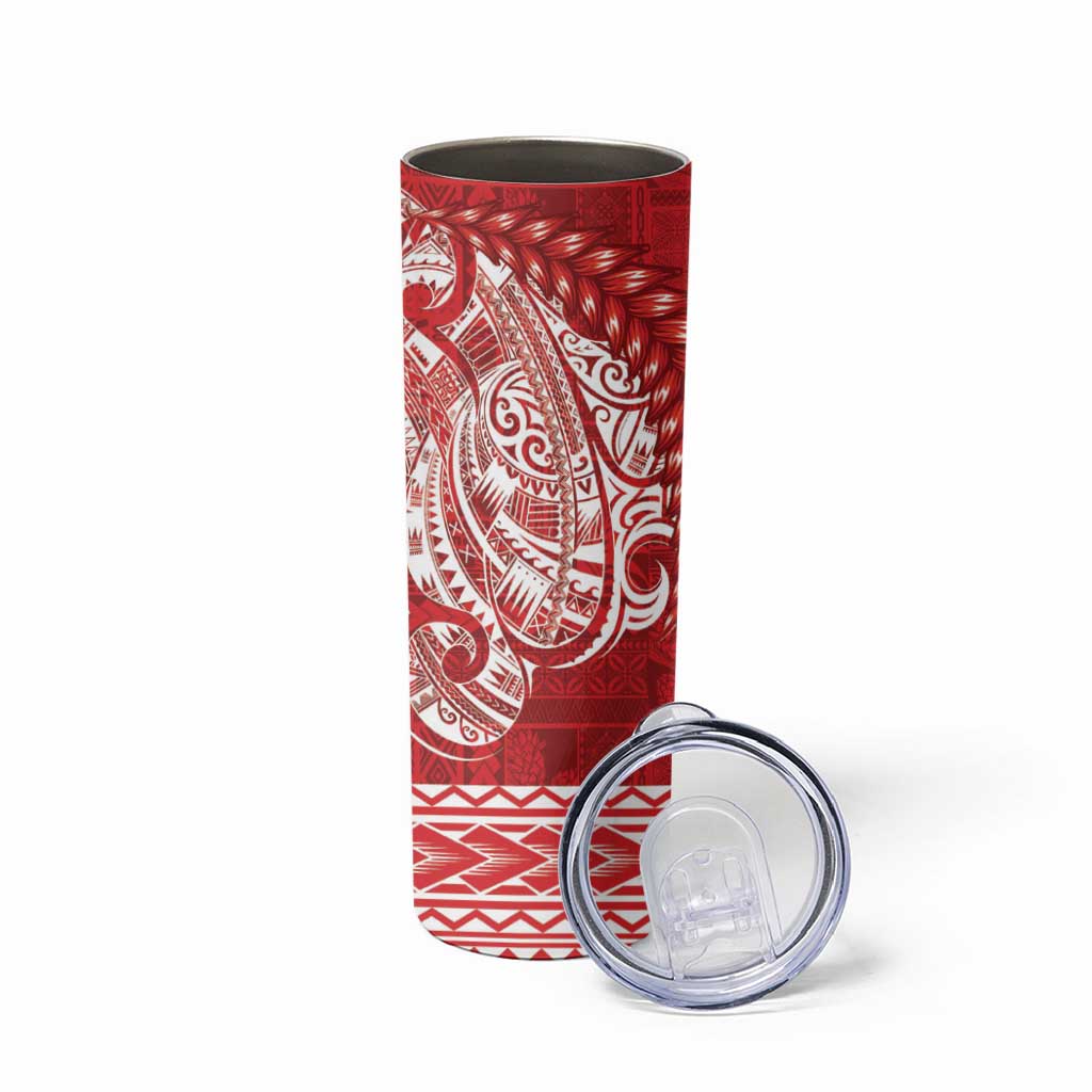 Samoa FAST Skinny Tumbler Samoan Motif Patterns - Polynesian Pride