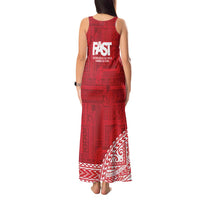 Samoa FAST Tank Maxi Dress Samoan Motif Patterns - Polynesian Pride