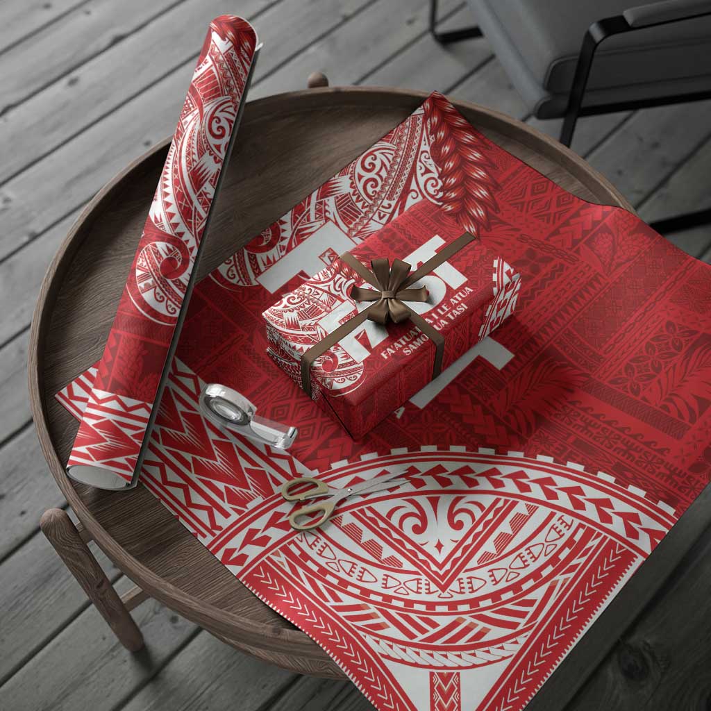 Samoa FAST Wrapping Paper Samoan Motif Patterns - Polynesian Pride