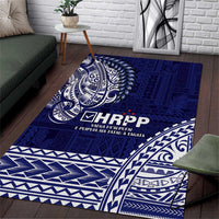 Samoa HRPP Area Rug Samoan Motif Patterns - Polynesian Pride