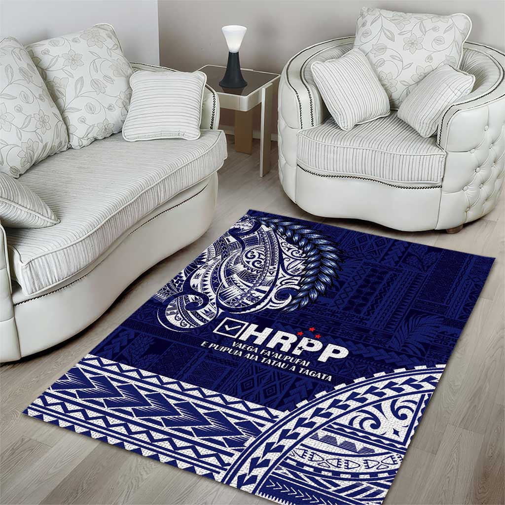 Samoa HRPP Area Rug Samoan Motif Patterns - Polynesian Pride