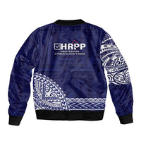 Samoa HRPP Bomber Jacket Samoan Motif Patterns - Polynesian Pride