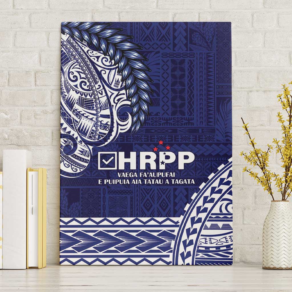 Samoa HRPP Canvas Wall Art Samoan Motif Patterns - Polynesian Pride