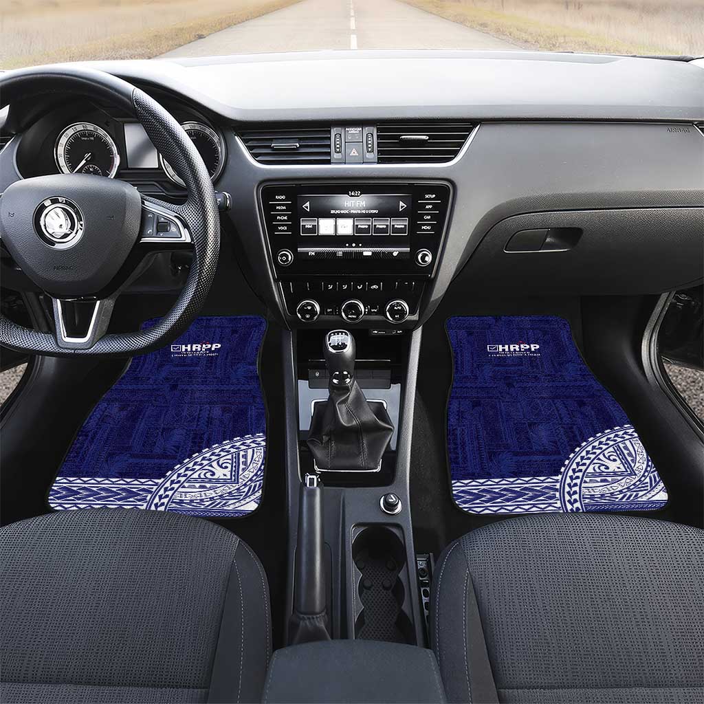Samoa HRPP Car Mats Samoan Motif Patterns - Polynesian Pride