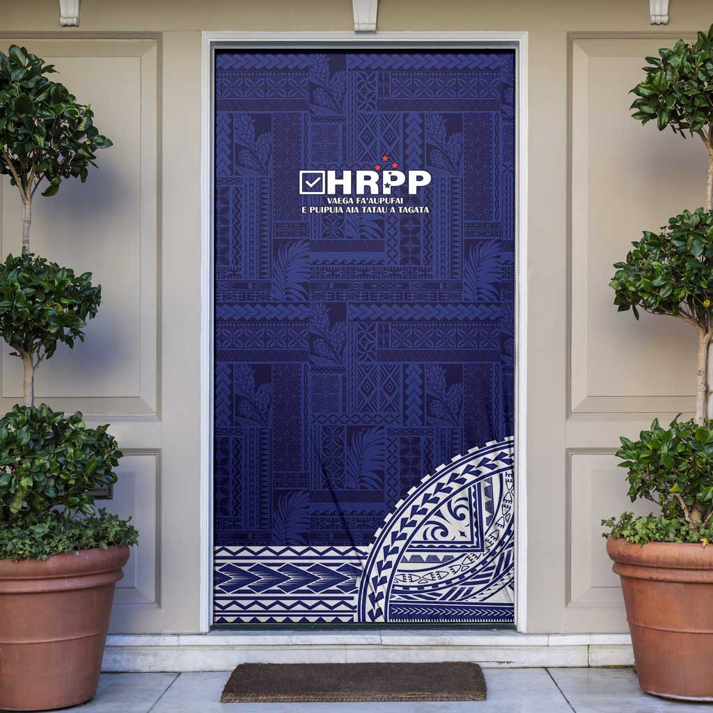 Samoa HRPP Door Cover Samoan Motif Patterns - Polynesian Pride