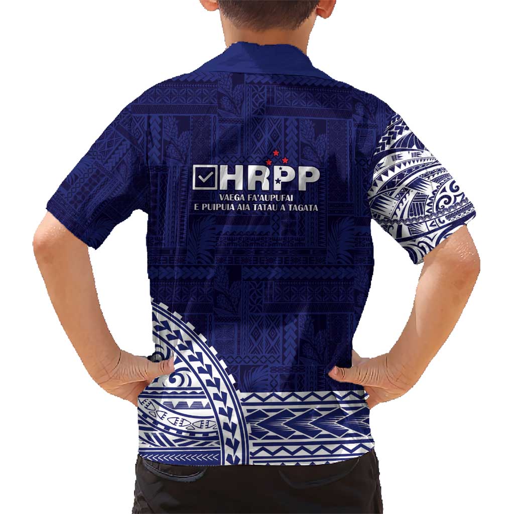Samoa HRPP Hawaiian Shirt Samoan Motif Patterns - Polynesian Pride