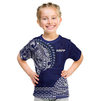 Samoa HRPP Kid T Shirt Samoan Motif Patterns - Polynesian Pride