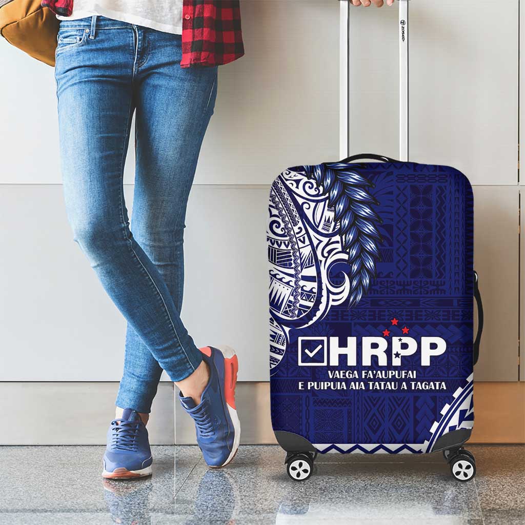 Samoa HRPP Luggage Cover Samoan Motif Patterns - Polynesian Pride