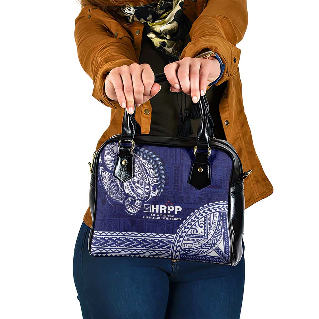 Samoa HRPP Shoulder Handbag Samoan Motif Patterns - Polynesian Pride