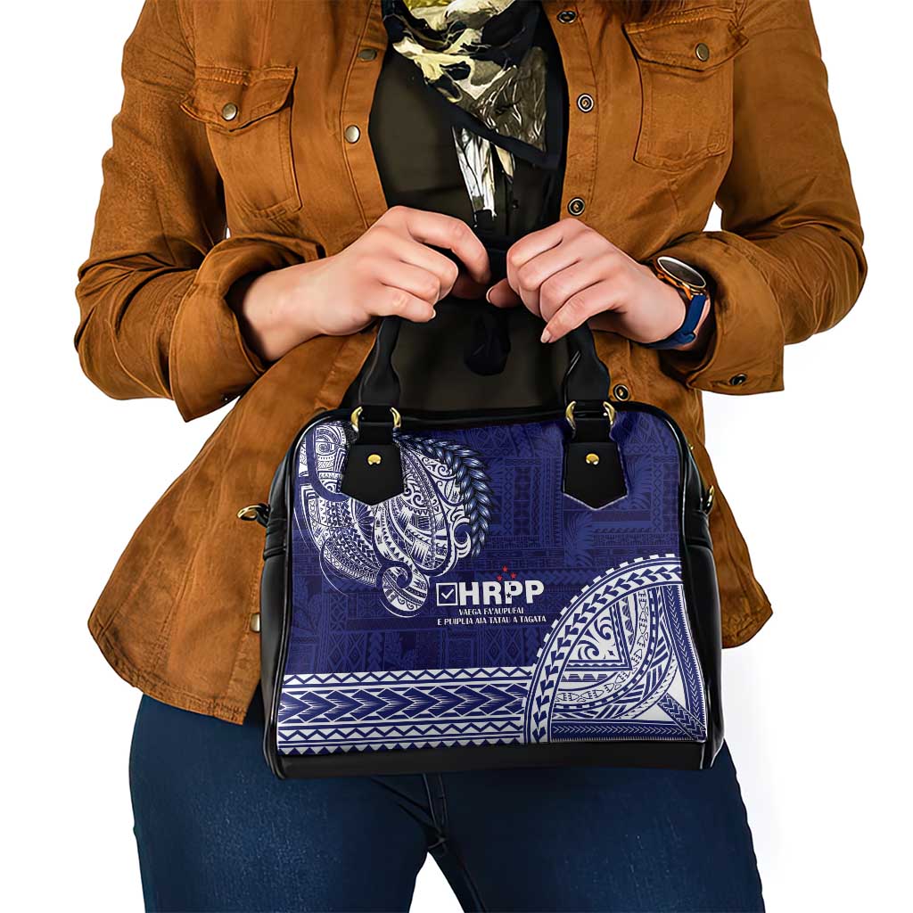Samoa HRPP Shoulder Handbag Samoan Motif Patterns - Polynesian Pride