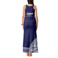 Samoa HRPP Tank Maxi Dress Samoan Motif Patterns - Polynesian Pride