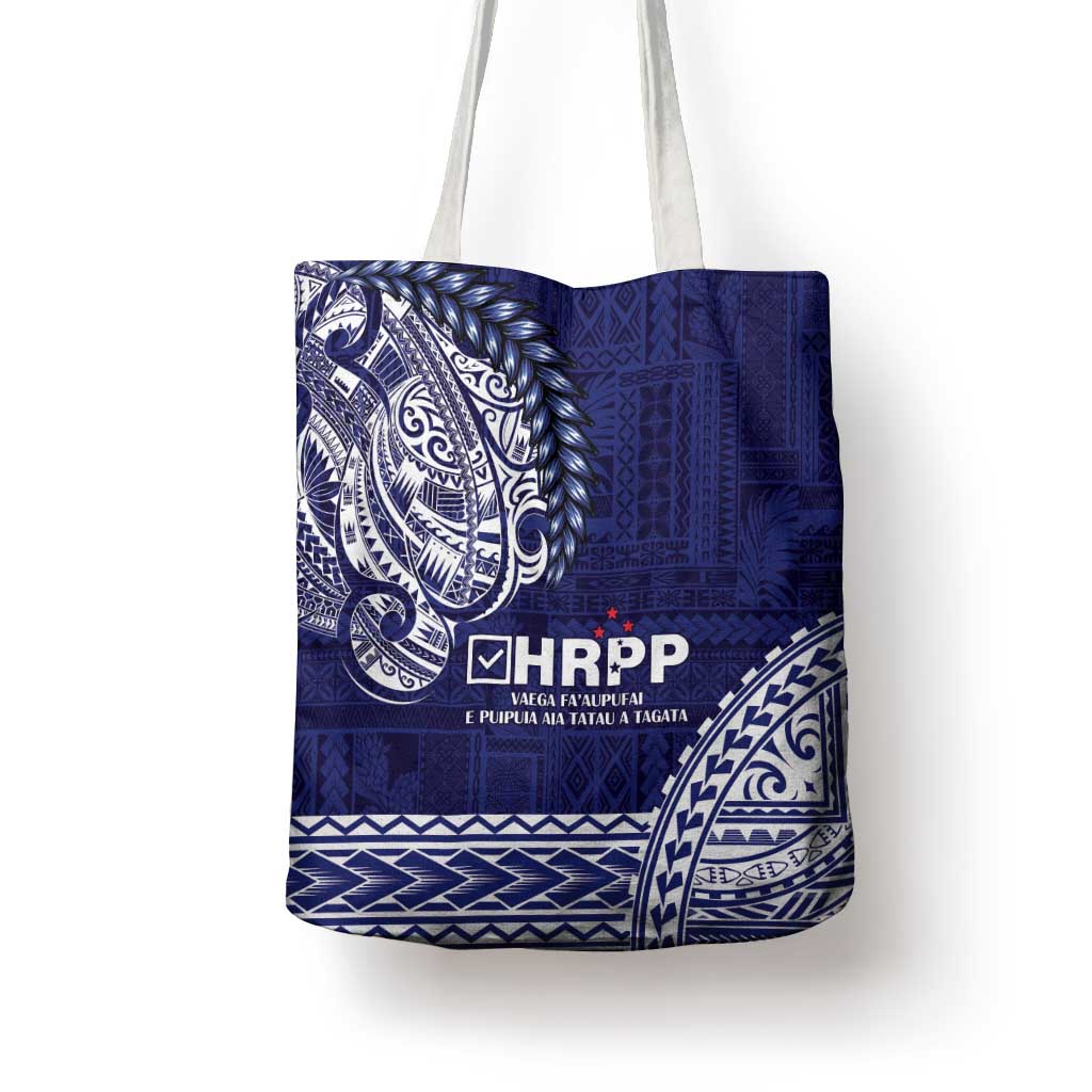 Samoa HRPP Tote Bag Samoan Motif Patterns - Polynesian Pride