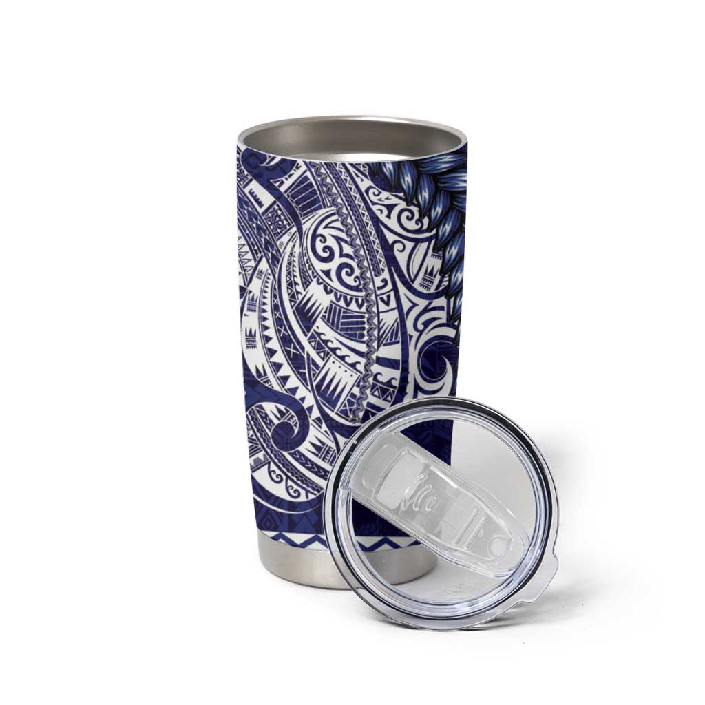 Samoa HRPP Tumbler Cup Samoan Motif Patterns - Polynesian Pride
