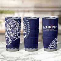 Samoa HRPP Tumbler Cup Samoan Motif Patterns - Polynesian Pride
