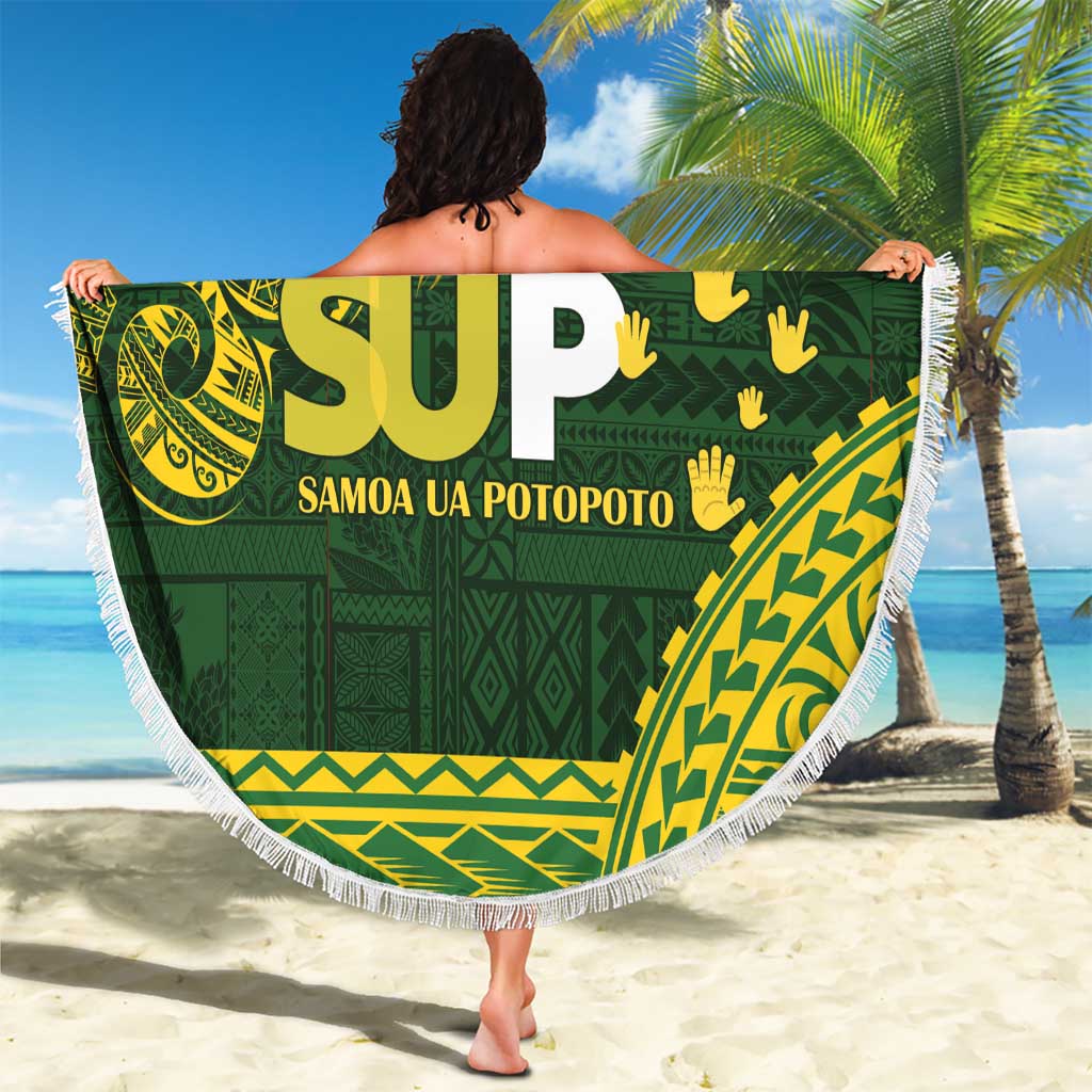 Samoa SUP Beach Blanket Samoan Motif Patterns - Polynesian Pride