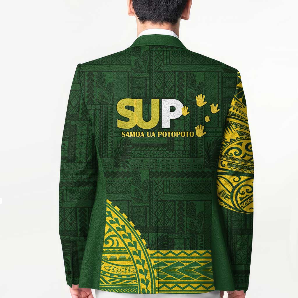 Samoa SUP Blazer Samoan Motif Patterns - Polynesian Pride