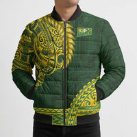 Samoa SUP Bomber Puffer Jacket Samoan Motif Patterns - Polynesian Pride