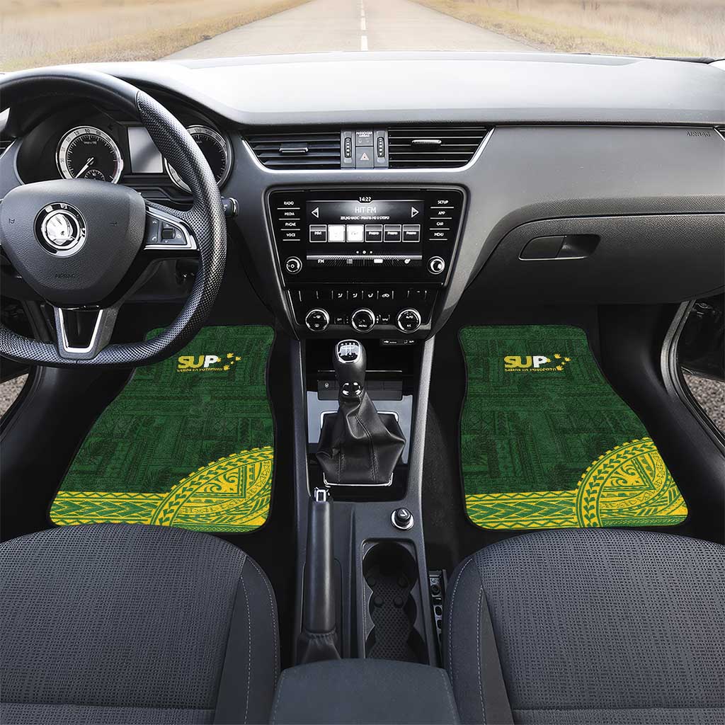 Samoa SUP Car Mats Samoan Motif Patterns - Polynesian Pride