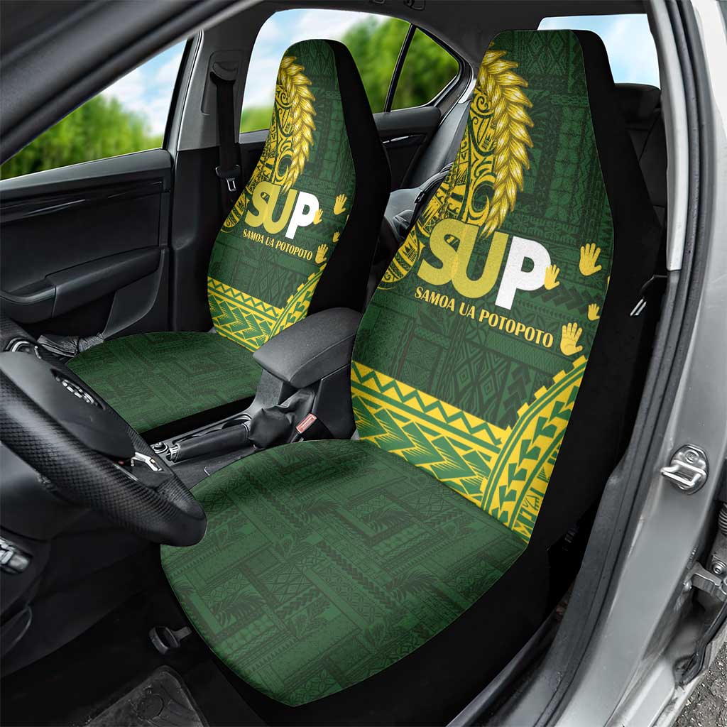 Samoa SUP Car Seat Cover Samoan Motif Patterns - Polynesian Pride